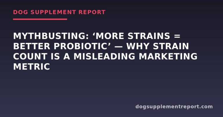 Mythbusting: ‘More Strains = Better Probiotic’ — Why Strain Count Is a Misleading Marketing Metric