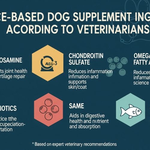 Evidence-Based Dog Supplement Ingredients According to Veterinarians